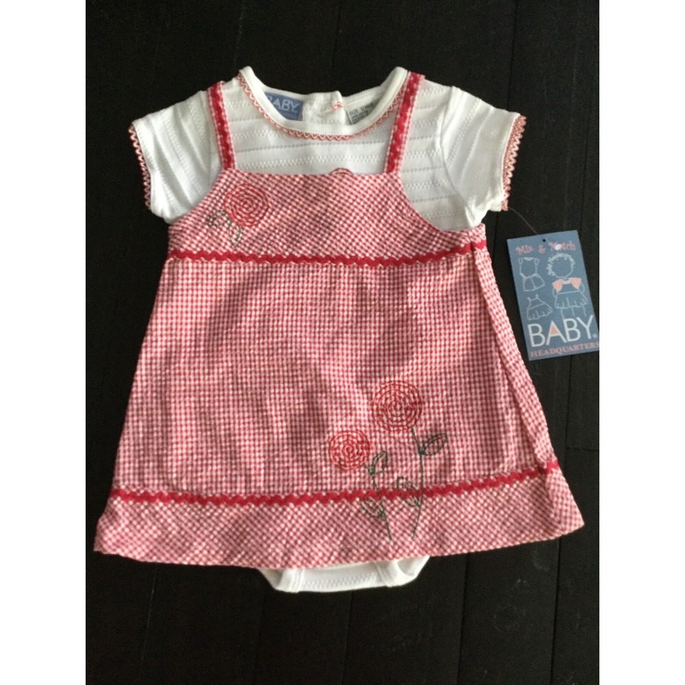 NEW‎ Baby Girl 3 Piece Outfit 6-9 Months (T25) 0113
